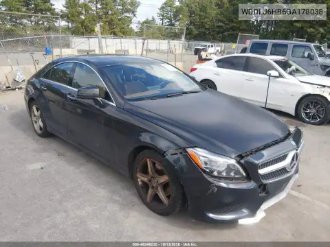 WDDLJ6HB6GA178038 — 2016 Mercedes CLS-Klasse, Передняя часть, фото до ремонта