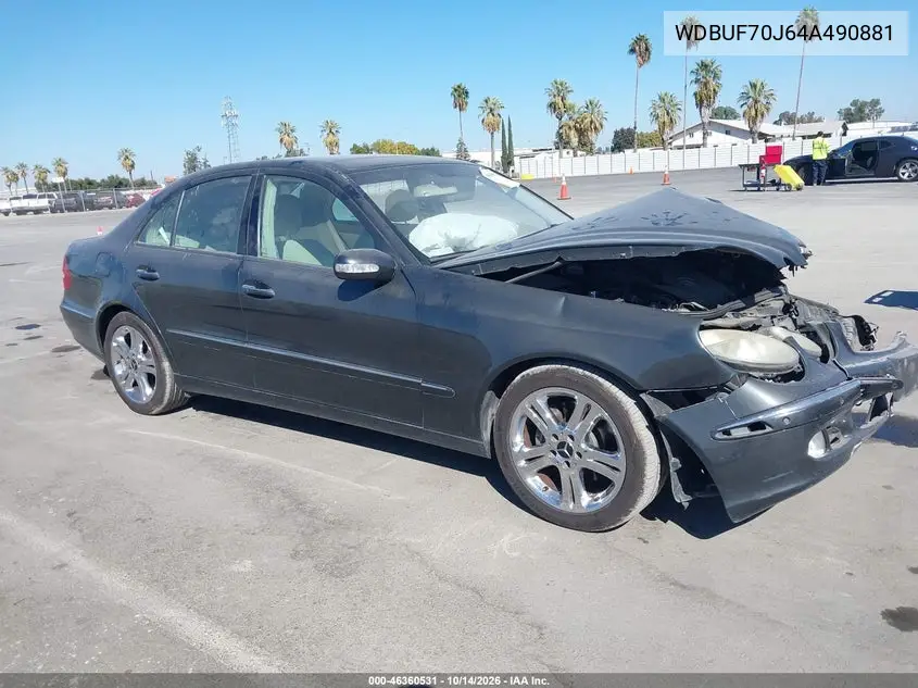 WDBUF70J64A490881 — 2004 Mercedes E-Klasse, фото 2 с аукциона IAAI, Передняя часть