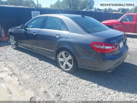 2011 Mercedes-Benz E 350 VIN WDDHF5GB0BA278969 фото 3