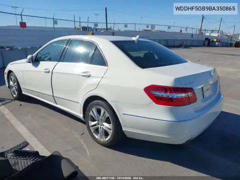 WDDHF5GB9BA350865 — 2011 Mercedes E-Klasse, фото 3 с аукциона IAAI, Передняя часть
