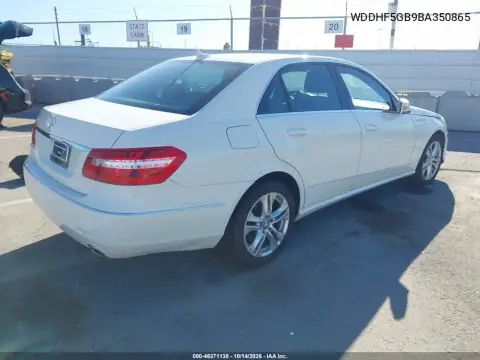 WDDHF5GB9BA350865 — 2011 Mercedes E-Klasse, фото 4 с аукциона IAAI, Передняя часть