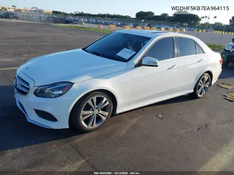 2014 Mercedes-Benz E 350 VIN WDDHF5KB7EA964115 фото 2