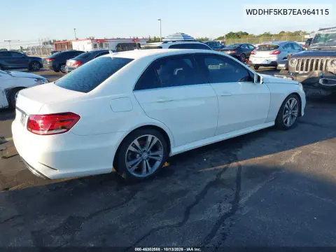 2014 Mercedes-Benz E 350 VIN WDDHF5KB7EA964115 фото 4