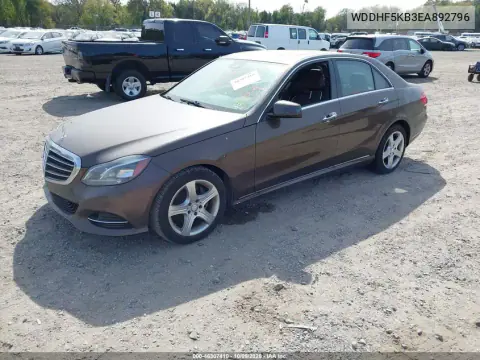 2014 Mercedes-Benz E 350 VIN WDDHF5KB3EA892796 фото 2