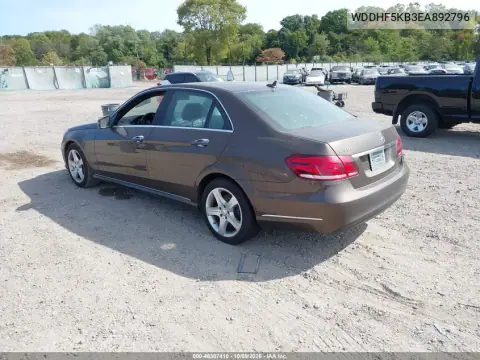 2014 Mercedes-Benz E 350 VIN WDDHF5KB3EA892796 фото 3