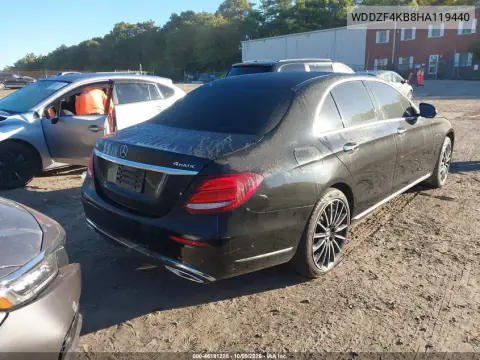 2017 Mercedes-Benz E 300 4Matic VIN WDDZF4KB8HA119440 фото 4