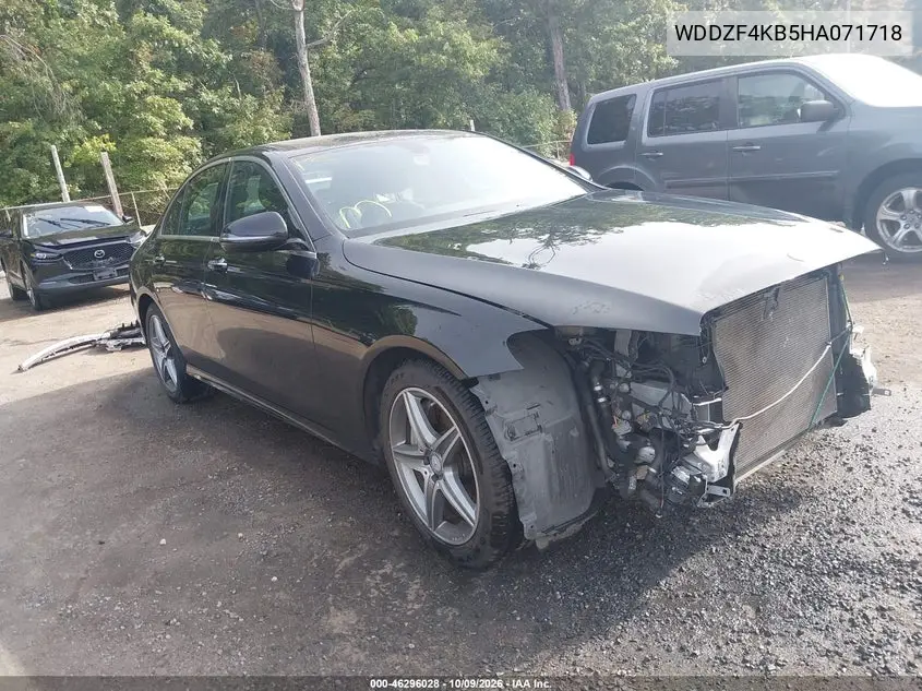 2017 Mercedes-Benz E 300 4Matic VIN WDDZF4KB5HA071718 фото 2