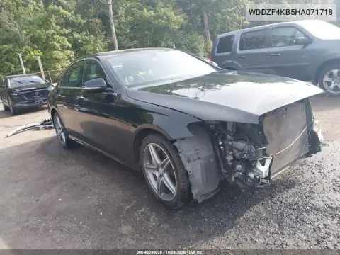 WDDZF4KB5HA071718 — 2017 Mercedes E-Klasse, Передняя часть, фото до ремонта