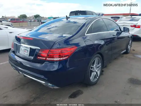 2017 Mercedes-Benz E 400 VIN WDDKJ6FB2HF360595 фото 5