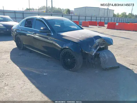 WDDZF4JB3HA145073 — 2017 Mercedes E-Klasse, Естественный износ, фото до ремонта