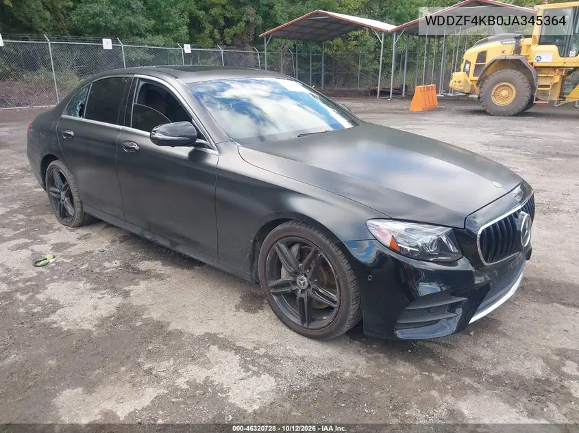 2018 Mercedes-Benz E 300 4Matic VIN WDDZF4KB0JA345364 фото 2