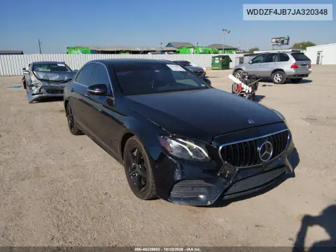 WDDZF4JB7JA320348 — 2018 Mercedes E-Klasse, Естественный износ, фото до ремонта