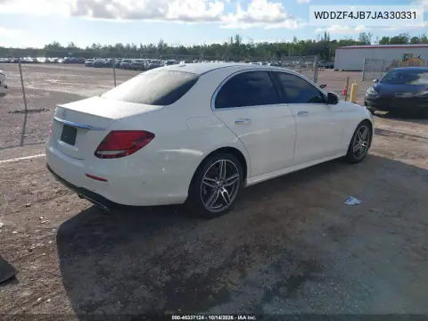 WDDZF4JB7JA330331 — 2018 Mercedes E-Klasse, фото 4 с аукциона IAAI, Соленая вода