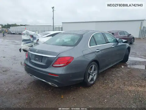 WDDZF8DB8LA742943 — 2020 Mercedes E-Klasse, фото 4 с аукциона IAAI, Передняя часть