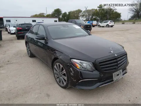 W1KZF8EB2LA759977 — 2020 Mercedes E-Klasse, Передняя часть, фото до ремонта