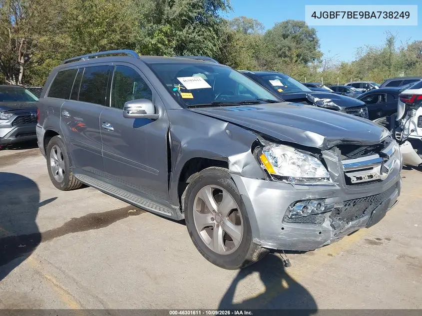2011 Mercedes-Benz Gl 450 4Matic VIN 4JGBF7BE9BA738249 фото 2