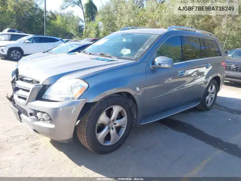 2011 Mercedes-Benz Gl 450 4Matic VIN 4JGBF7BE9BA738249 фото 3