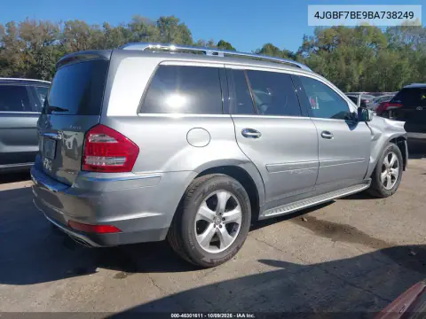 2011 Mercedes-Benz Gl 450 4Matic VIN 4JGBF7BE9BA738249 фото 5