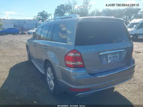2011 Mercedes-Benz Gl 450 4Matic VIN 4JGBF7BE8BA628910 фото 4