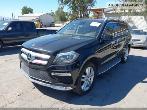4JGDF7DE6FA454573 — 2015 Mercedes GL-Klasse, фото 3 с аукциона IAAI, Задняя часть