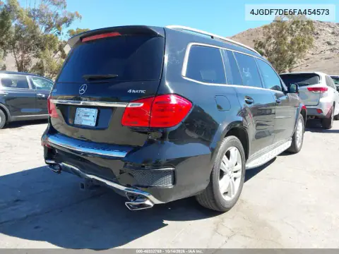 4JGDF7DE6FA454573 — 2015 Mercedes GL-Klasse, фото 5 с аукциона IAAI, Задняя часть