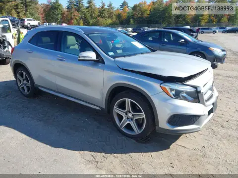 WDCTG4GB5FJ138993 — 2015 Mercedes GLA-Klasse, Передняя часть, фото до ремонта