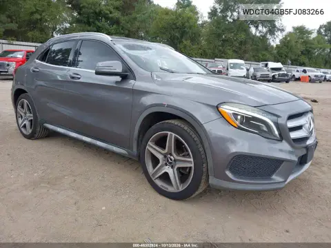 WDCTG4GB5FJ083266 — 2015 Mercedes GLA-Klasse, Передняя часть, фото до ремонта