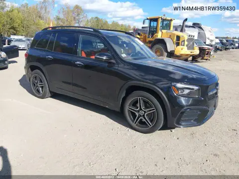 W1N4M4HB1RW359430 — 2024 Mercedes GLB, Неизвестные повреждения, фото до ремонта