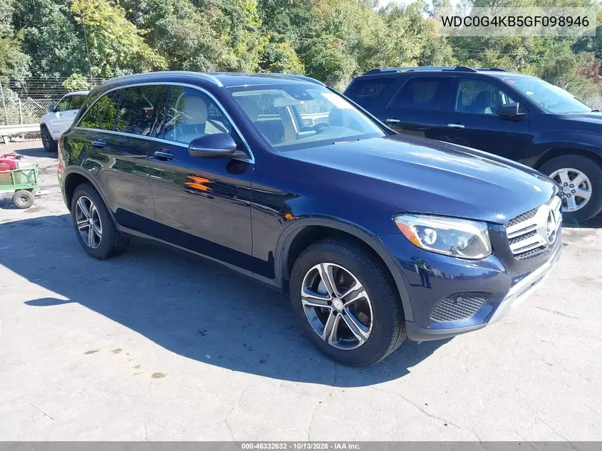 WDC0G4KB5GF098946 — 2016 Mercedes GLC, фото 2 с аукциона IAAI, Повреждение двигателя