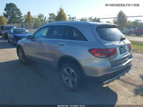 2020 Mercedes-Benz Glc 300 4Matic VIN W1N0G8EB3LF811838 фото 3