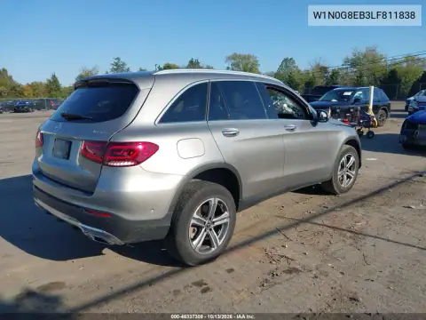 2020 Mercedes-Benz Glc 300 4Matic VIN W1N0G8EB3LF811838 фото 4