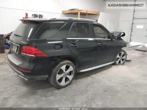 2017 Mercedes-Benz Gle 350 4Matic VIN 4JGDA5HB8HA994027 фото 4
