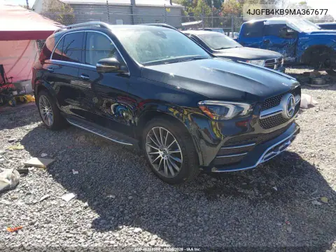 4JGFB4KB9MA367677 — 2021 Mercedes GLE, Левая сторона, фото до ремонта