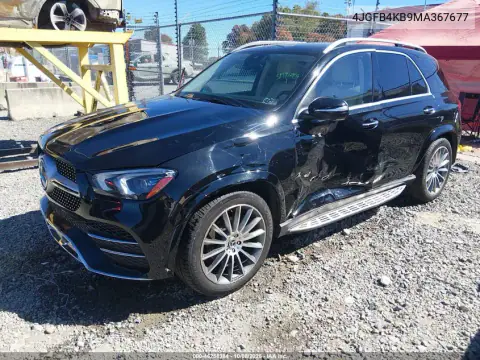 2021 Mercedes-Benz Gle 350 4Matic VIN 4JGFB4KB9MA367677 фото 3