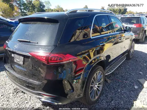 2021 Mercedes-Benz Gle 350 4Matic VIN 4JGFB4KB9MA367677 фото 5
