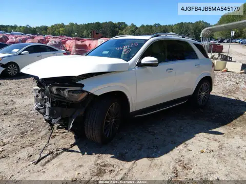 2021 Mercedes-Benz Gle 350 VIN 4JGFB4JB5MA545179 фото 2
