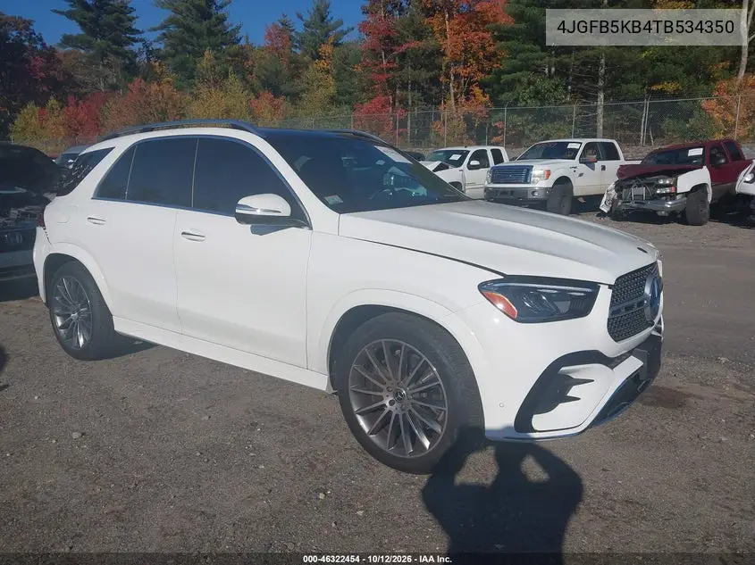 2026 Mercedes-Benz Gle 450 4Matic VIN 4JGFB5KB4TB534350 фото 2