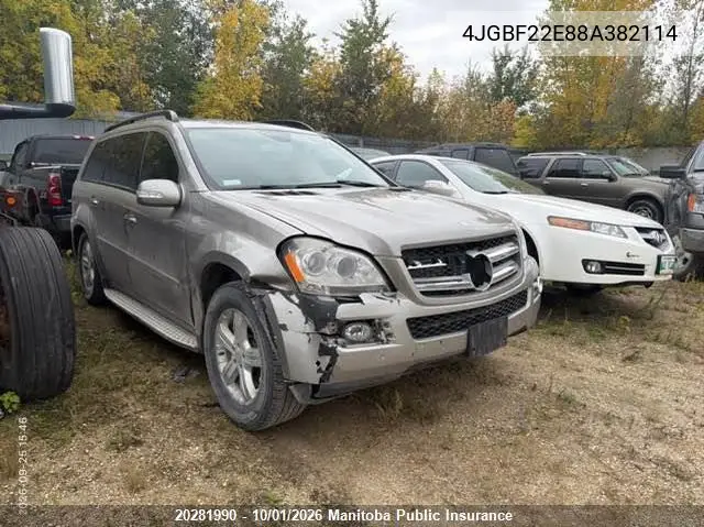 2008 Mercedes Benz Gl320 Cdi VIN 4JGBF22E88A382114 фото 1