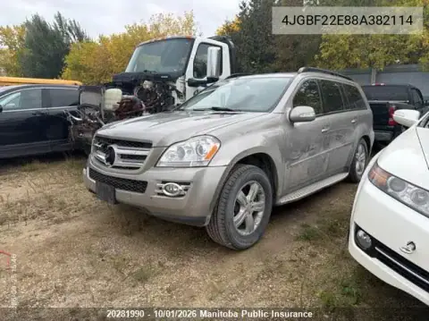 2008 Mercedes Benz Gl320 Cdi VIN 4JGBF22E88A382114 фото 2