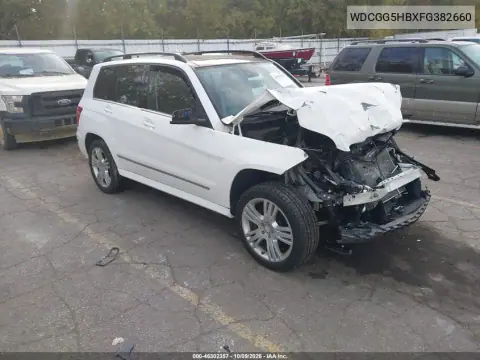 WDCGG5HBXFG382660 — 2015 Mercedes GLK-Klasse, Передняя часть, фото до ремонта