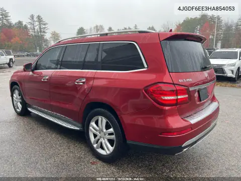 4JGDF6EE3HA854053 — 2017 Mercedes GLS-Klasse, фото 3 с аукциона IAAI, Естественный износ