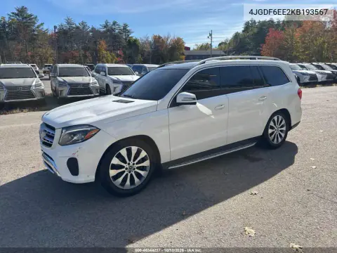 2019 Mercedes-Benz Gls 450 4Matic VIN 4JGDF6EE2KB193567 фото 2