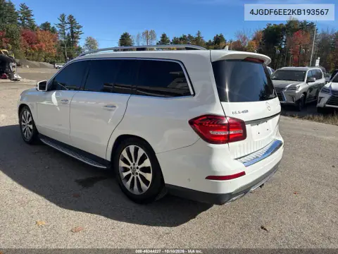 2019 Mercedes-Benz Gls 450 4Matic VIN 4JGDF6EE2KB193567 фото 3