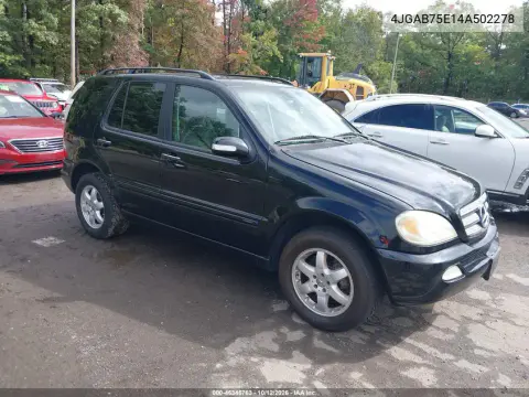 4JGAB75E14A502278 — 2004 Mercedes M-Klasse, Естественный износ, фото до ремонта