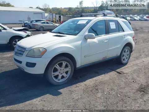 2008 Mercedes-Benz Ml 350 VIN 4JGBB86E48A365576 фото 3