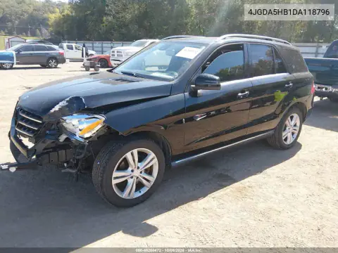 2013 Mercedes-Benz Ml 350 4Matic VIN 4JGDA5HB1DA118796 фото 3