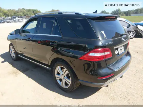 2013 Mercedes-Benz Ml 350 4Matic VIN 4JGDA5HB1DA118796 фото 4
