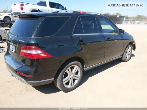2013 Mercedes-Benz Ml 350 4Matic VIN 4JGDA5HB1DA118796 фото 5
