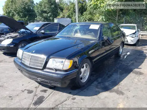 1998 Mercedes-Benz S 500 VIN WDBGA51G0WA382875 фото 3