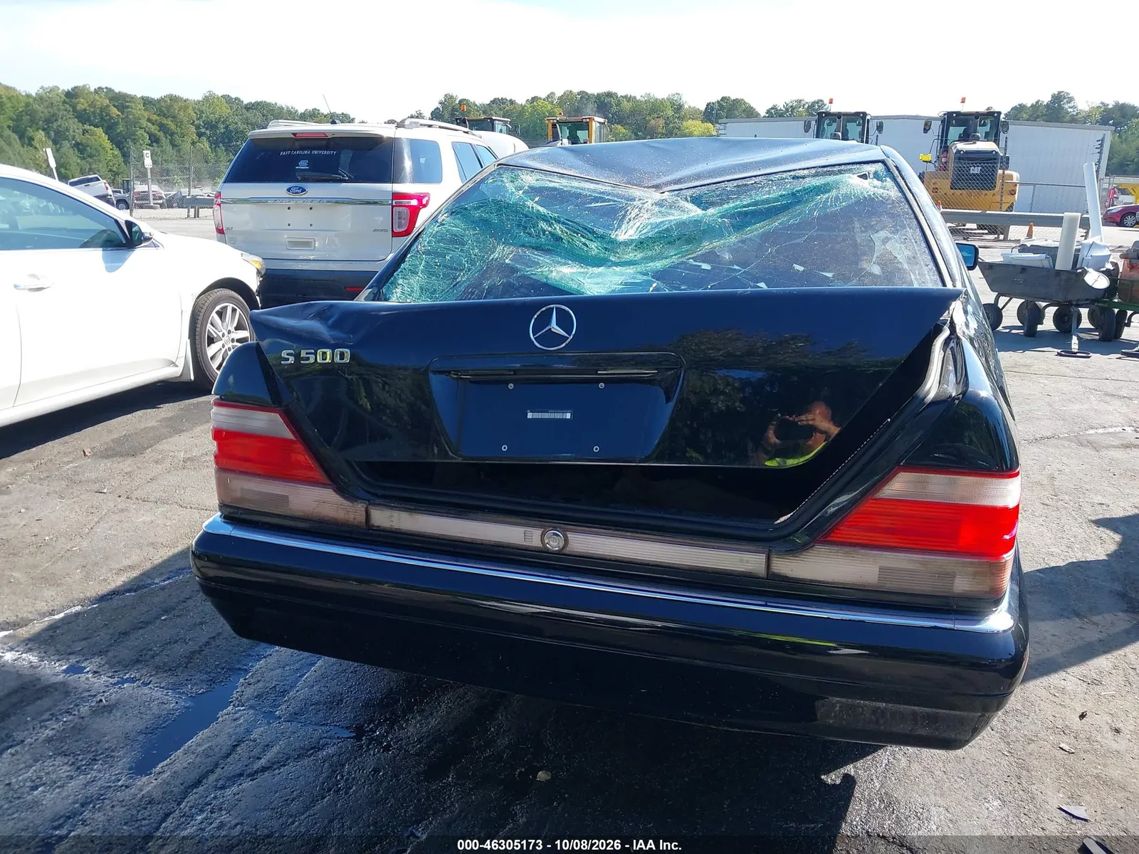 1998 Mercedes-Benz S 500 VIN WDBGA51G0WA382875 фото 7
